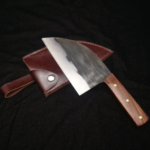 MOLANG Knives High-end hand-forged chef special meat cleaver slice chopper high hardness front kitchen knife sheath