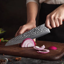 Load image into Gallery viewer, XINZUO 8.5 inch Chef Knife Chinese 67 layers Damascus Stainless Steel Kitchen Knife New Cleaver Slicing Knives Rosewood Handle