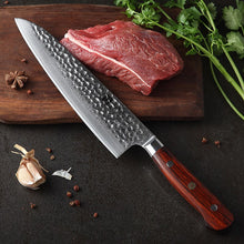 Load image into Gallery viewer, XINZUO 8.5 inch Chef Knife Chinese 67 layers Damascus Stainless Steel Kitchen Knife New Cleaver Slicing Knives Rosewood Handle