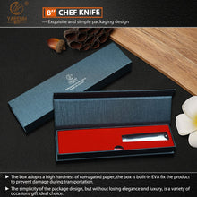 Load image into Gallery viewer, YARENH chef knife professional kitchen knives with wooden handle Japanese damascus vegetable knife cleaver slicing knife