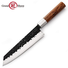 Load image into Gallery viewer, NEW 2019 Japanese Kitchen Knives Handmade Kiritsuke Knife Chef Cooking Tools Wood Handle High Quality Eco Friendly Products